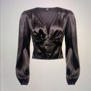 Black Blouse J.Crew corset top